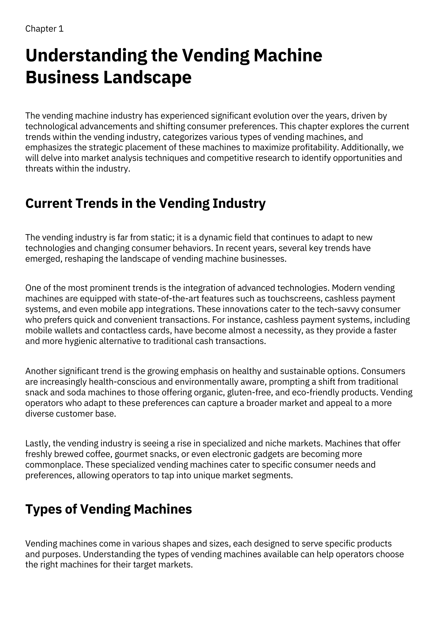 Scaling your Vending Machine Business